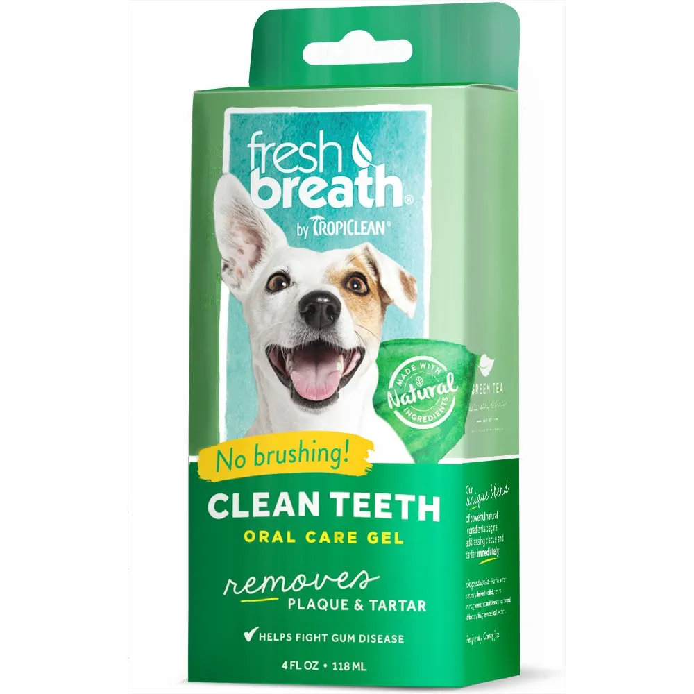 15% OFF: Tropiclean Fresh Breath Clean Teeth Oral Care Gel For Dogs