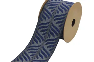 2.67" Leaf Trim Tape, Upholstery Trim, Fabric Trimmings, Drapery Banding Trim Tape, Jacquard Ribbon, curtain trim ideas 214 V6