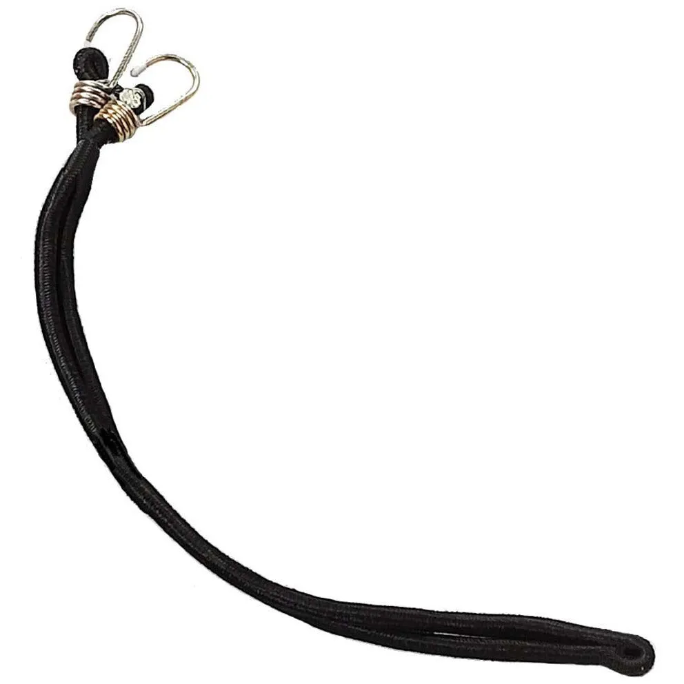 48 Inch Heavy Duty Black Bungee Cord with Rubber Tipped Hooks (Pack of: 2) - TA-88548-Z02