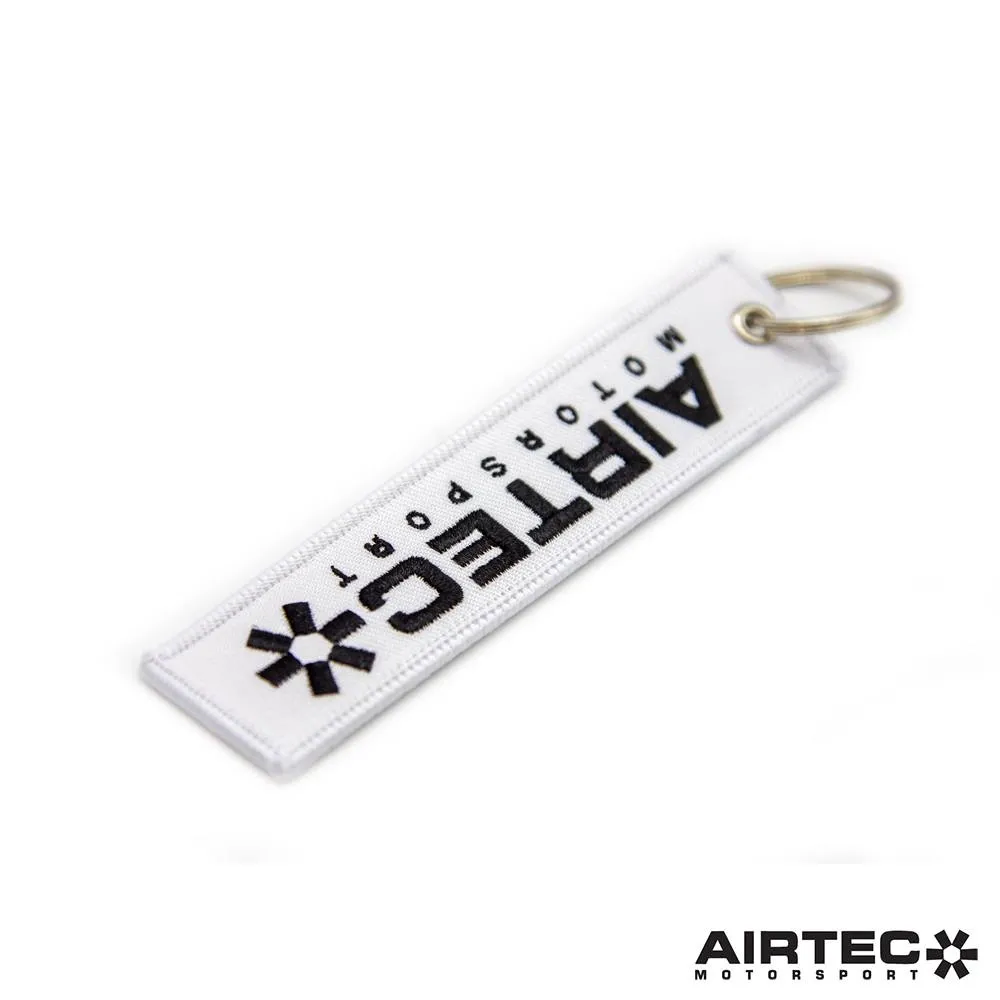 AIRTEC Motorsport Luggage Tag Key Ring – White