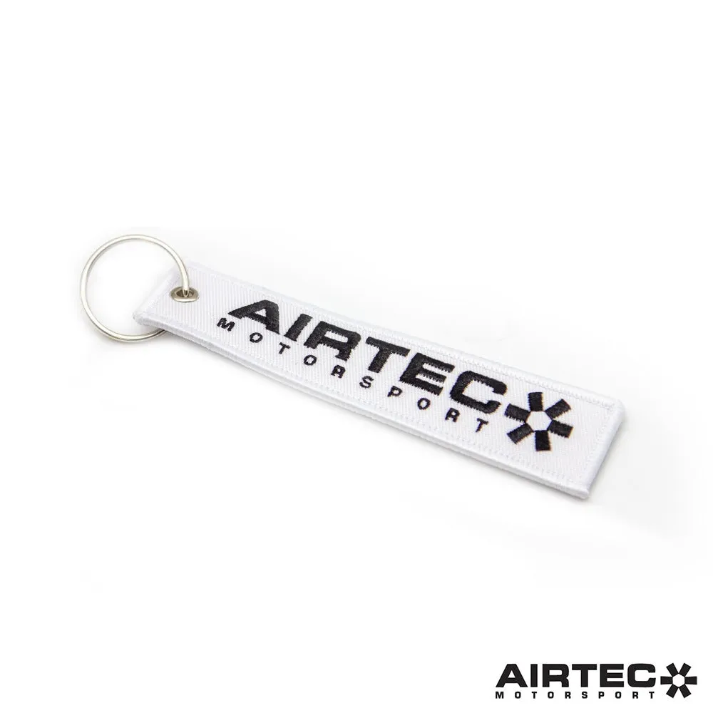 AIRTEC Motorsport Luggage Tag Key Ring – White