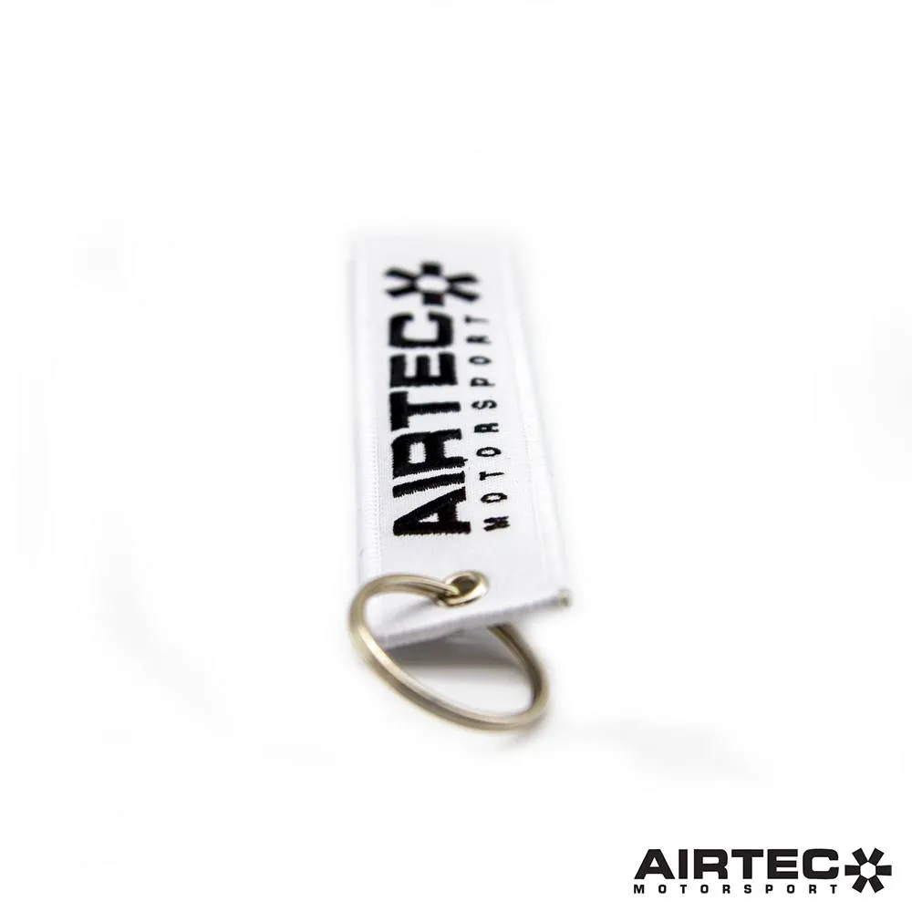 AIRTEC Motorsport Luggage Tag Key Ring – White