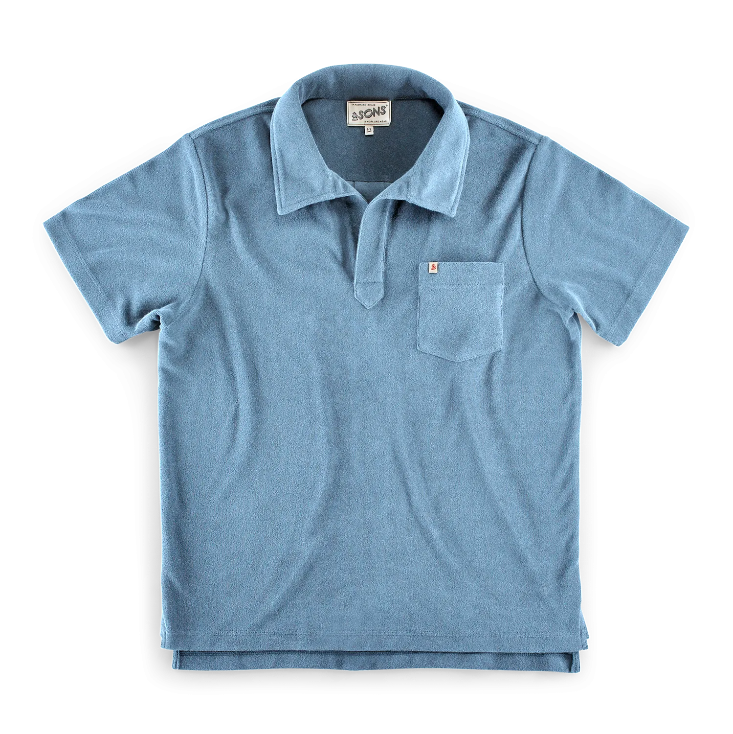 &SONS Solar Polo Dust Blue