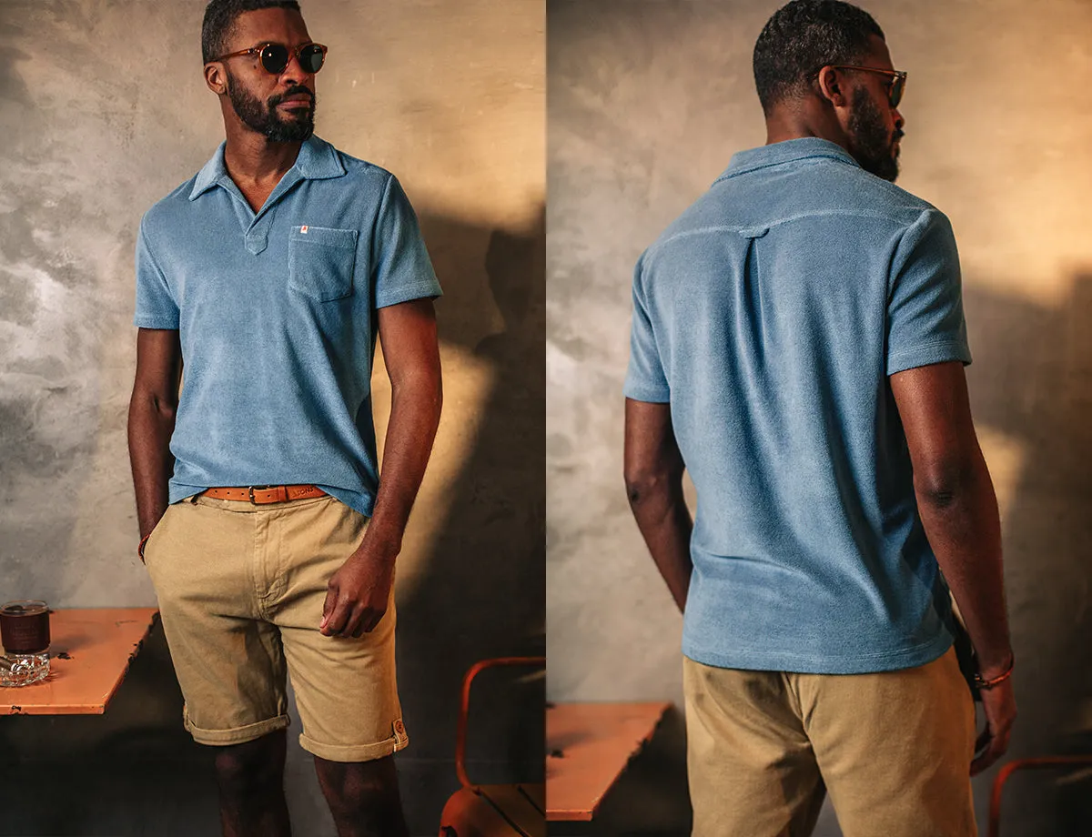 &SONS Solar Polo Dust Blue