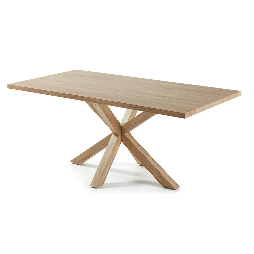 Arya 2m Veneer Dining Table - Natural