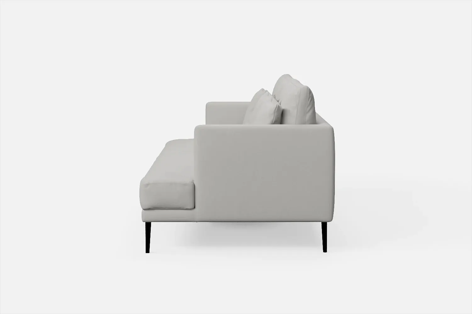 Bisceglie 3 Seater Sofa White Leather