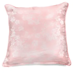 Blossom Cushion by Dreams & Drapes Woven in Blush 43 x 43cm