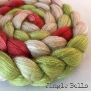 Camel Silk Roving - Jingle Bells