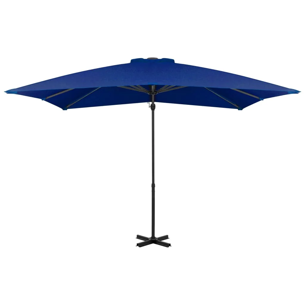 Cantilever Umbrella with Aluminium Pole Azure Blue 250x250 cm