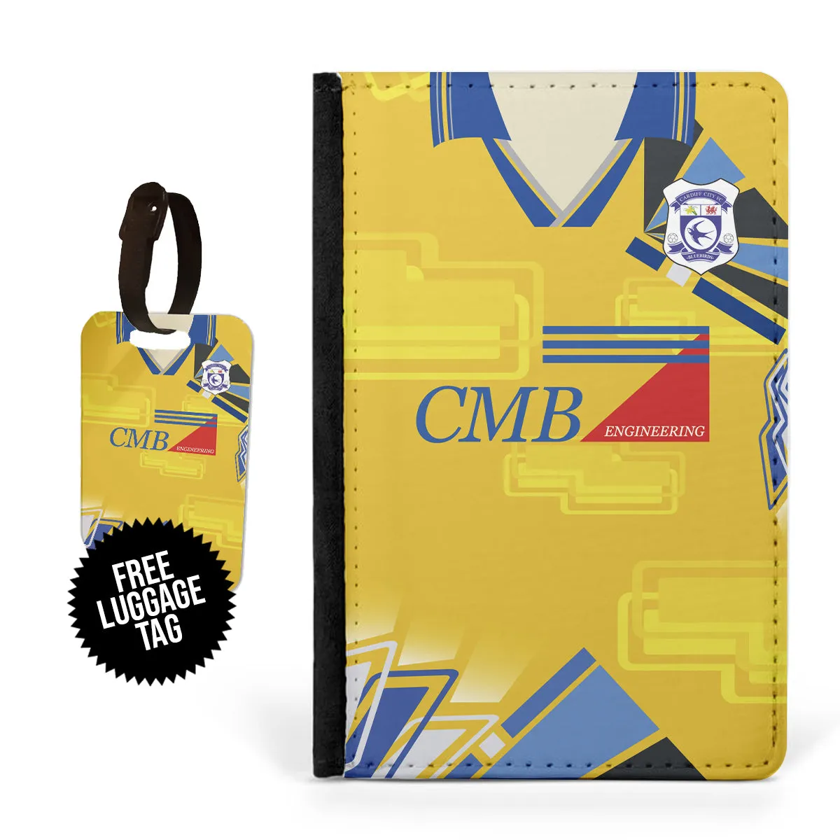 Cardiff City 1998 Away Passport Case