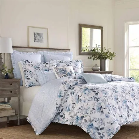 Chloe Cottage Blue Comforter Set