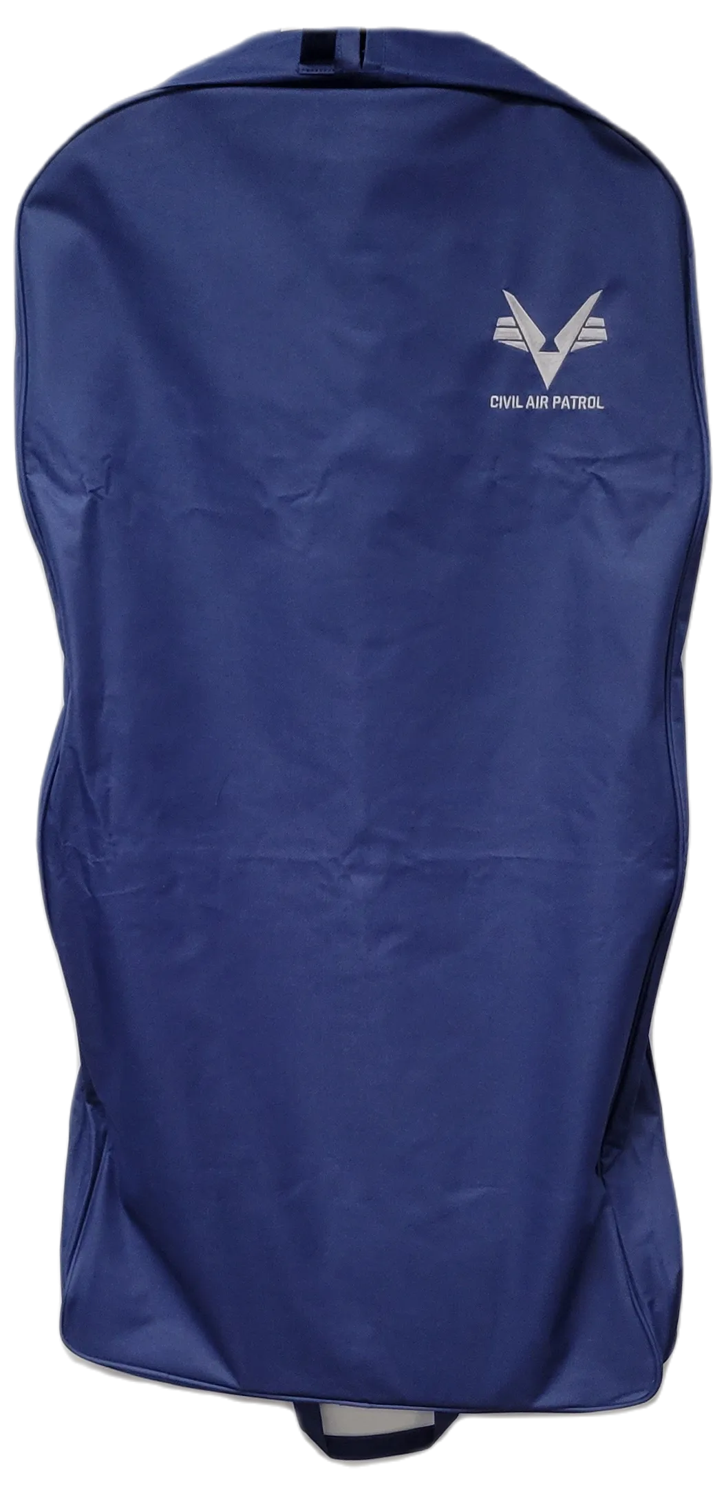 Civil Air Patrol Luggage: Blue Garment Bag with CAP Logo - center zip