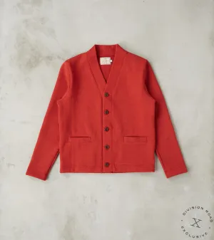 Collegiate Cardigan - Forster Red/Luggage