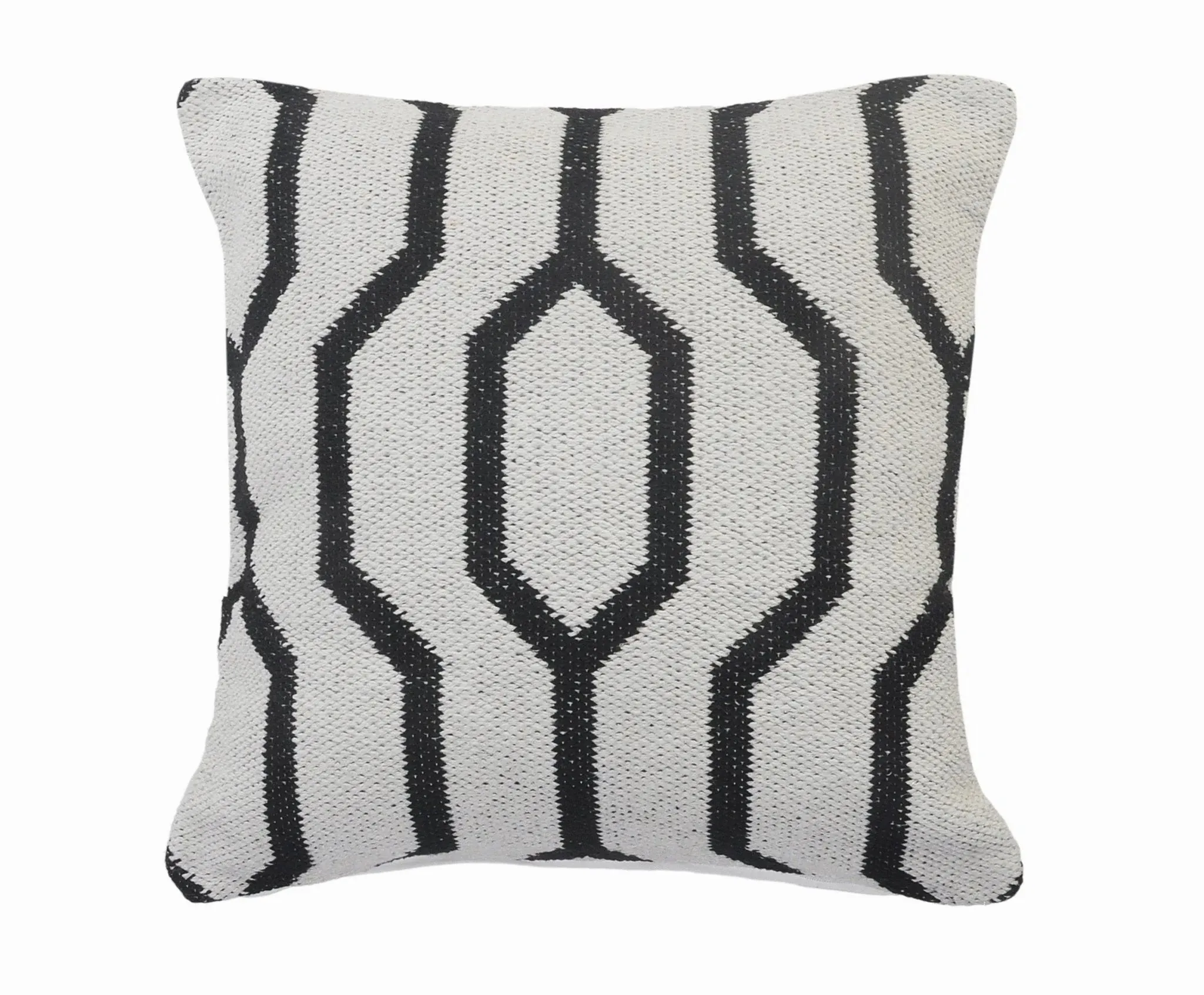 Elemental Lr07548 White/Black Pillow