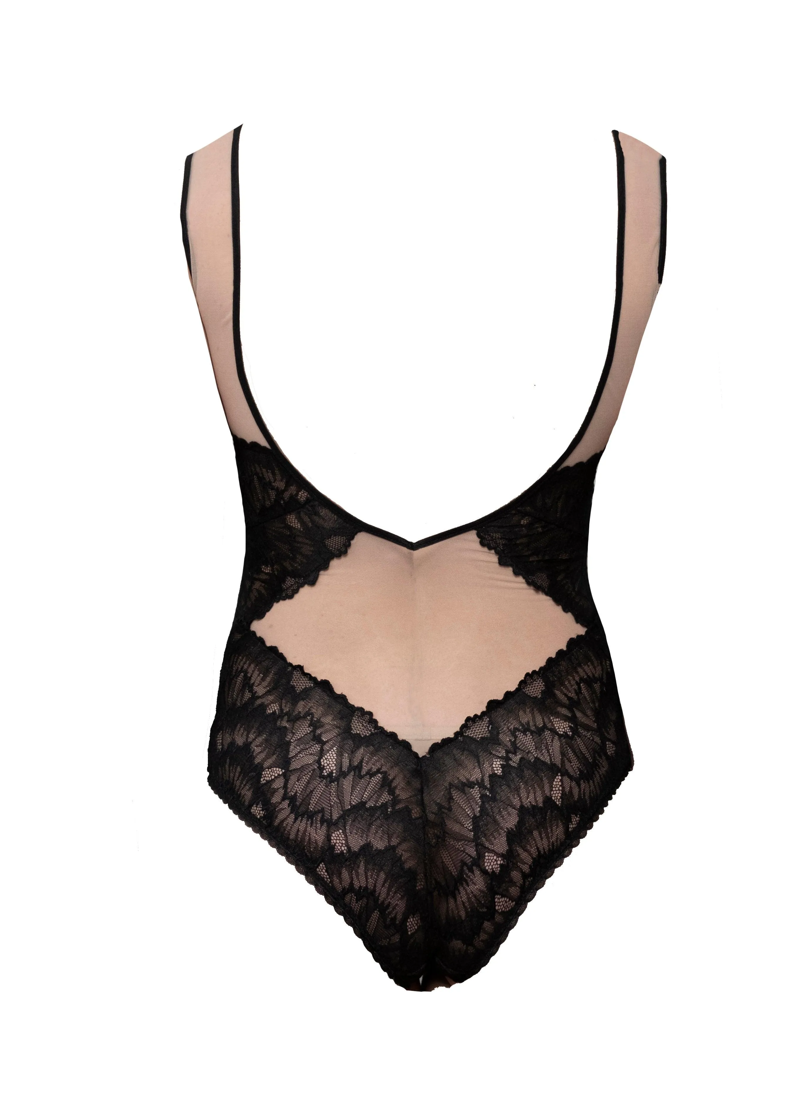 Georgia Stretch Lace and Tulle Ballerina Bodysuit