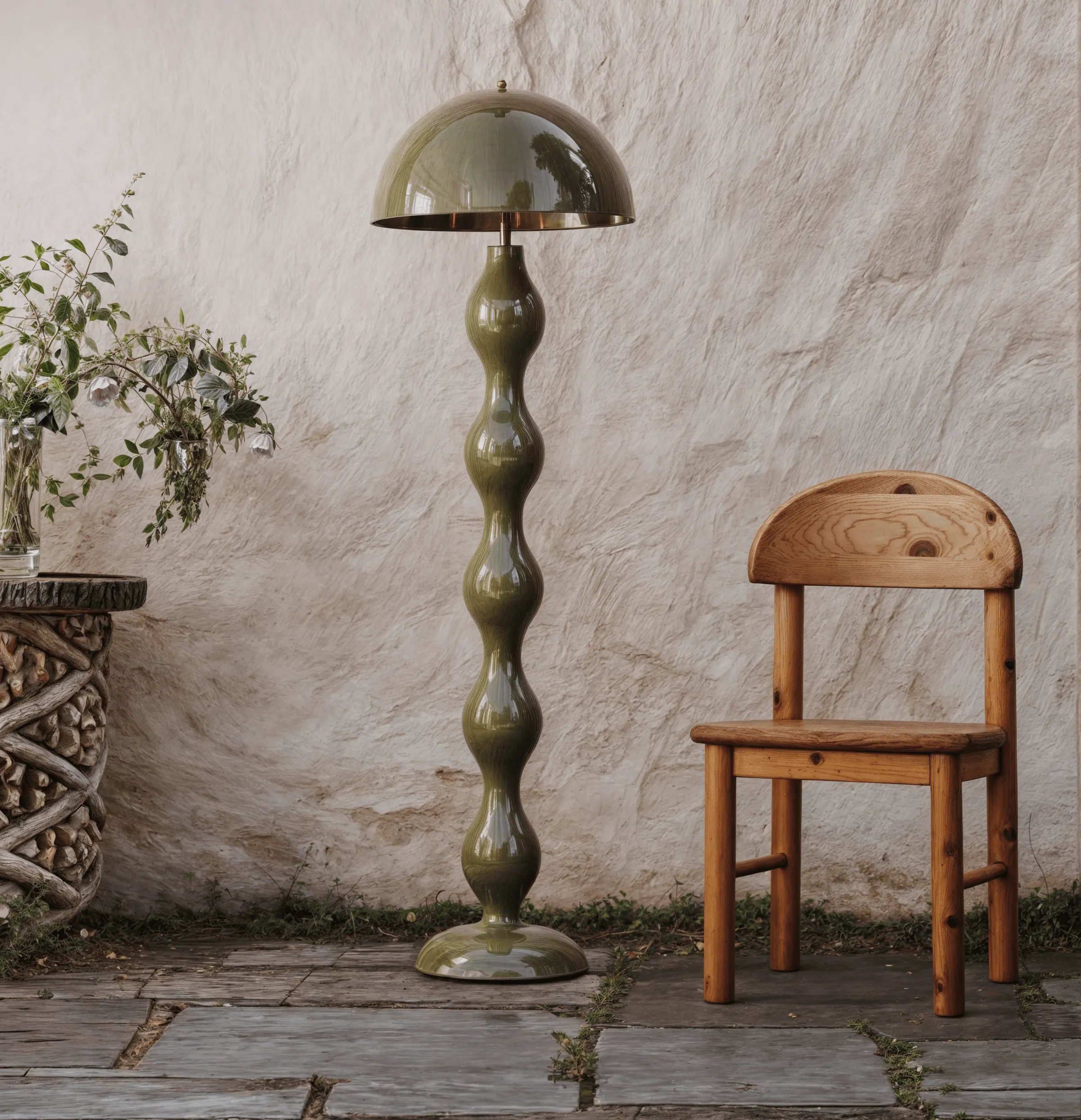 Hilary Green Lamp