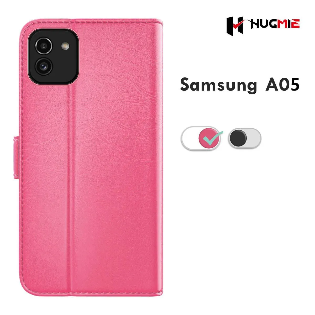 Hugmie® Classic Series Samsung A05 Leather Folio Case