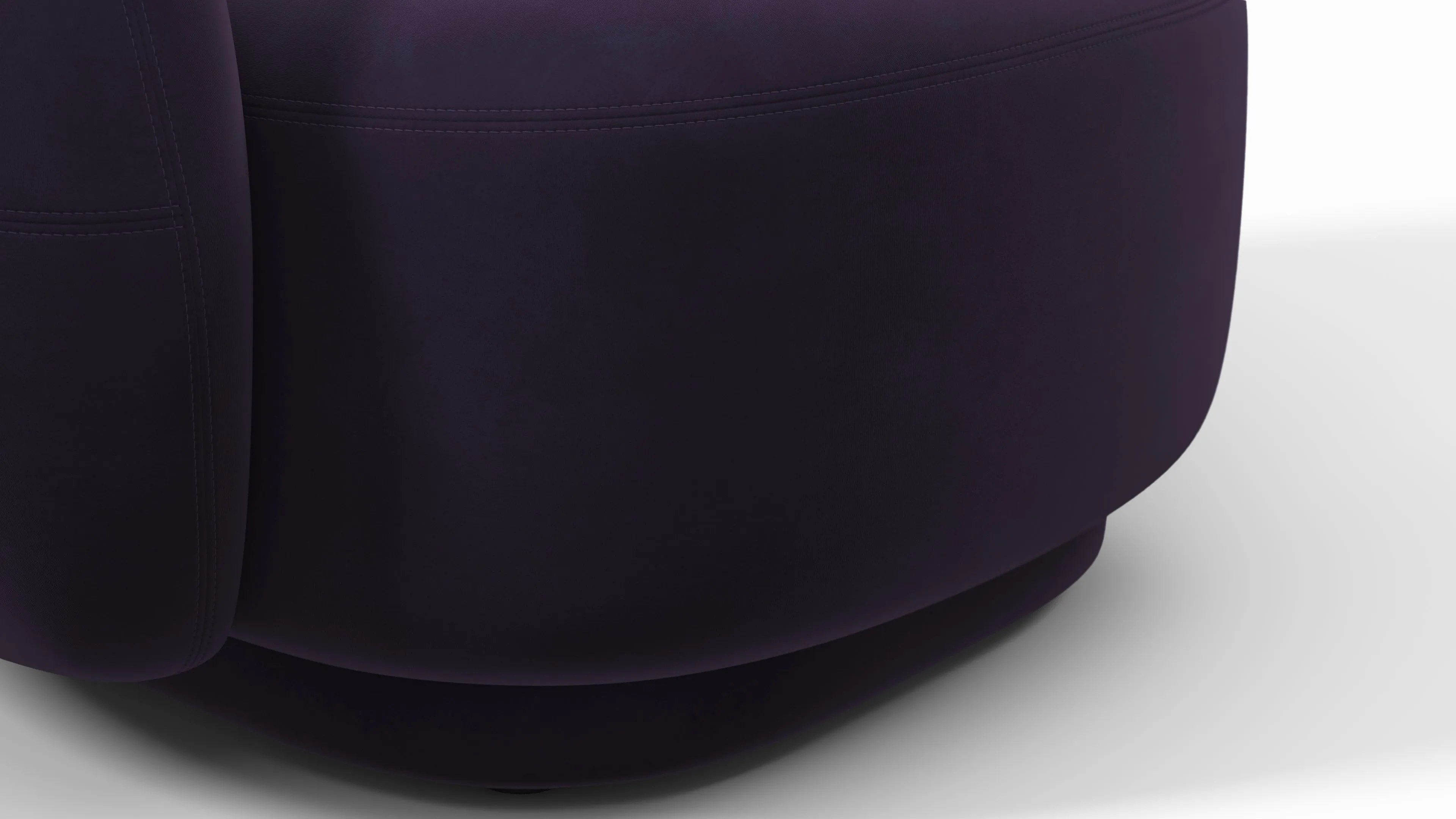 Julep - Julep Lounge Chair, Grape Velvet