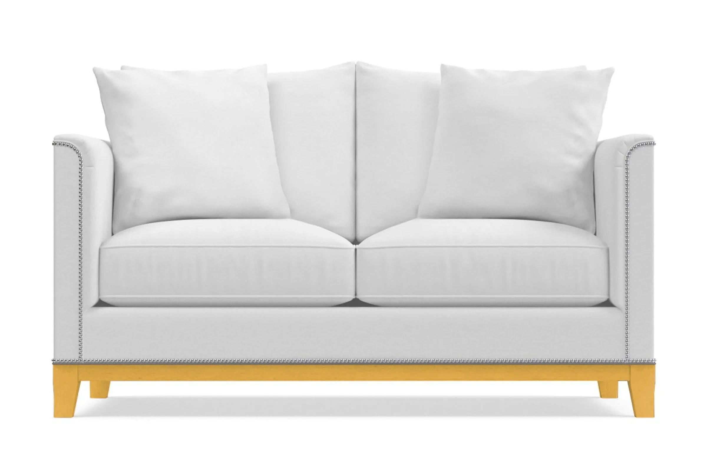 La Brea Apartment Size Sleeper Sofa Bed :: Leg Finish: Natural / Sleeper Option: Memory Foam Mattress