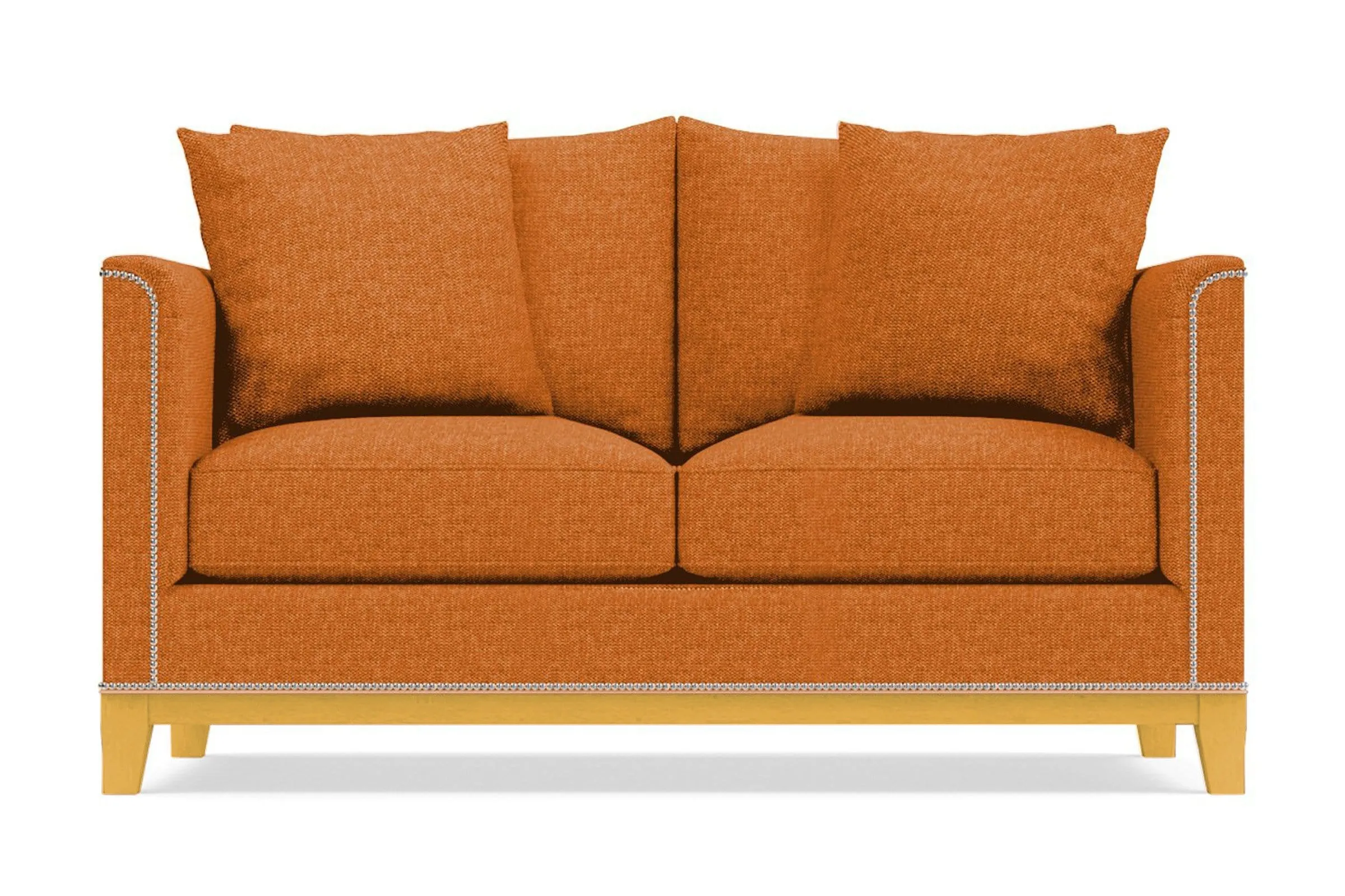 La Brea Apartment Size Sleeper Sofa Bed :: Leg Finish: Natural / Sleeper Option: Memory Foam Mattress