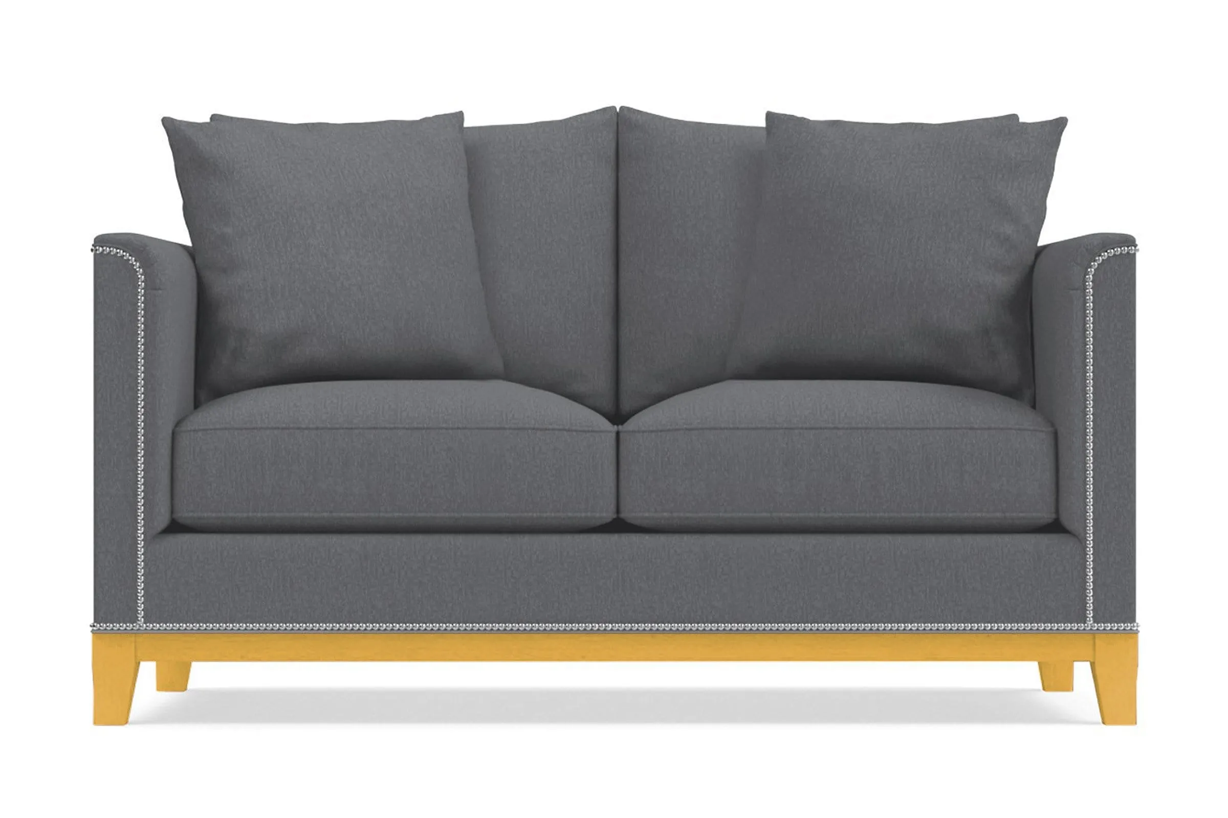 La Brea Apartment Size Sleeper Sofa Bed :: Leg Finish: Natural / Sleeper Option: Memory Foam Mattress