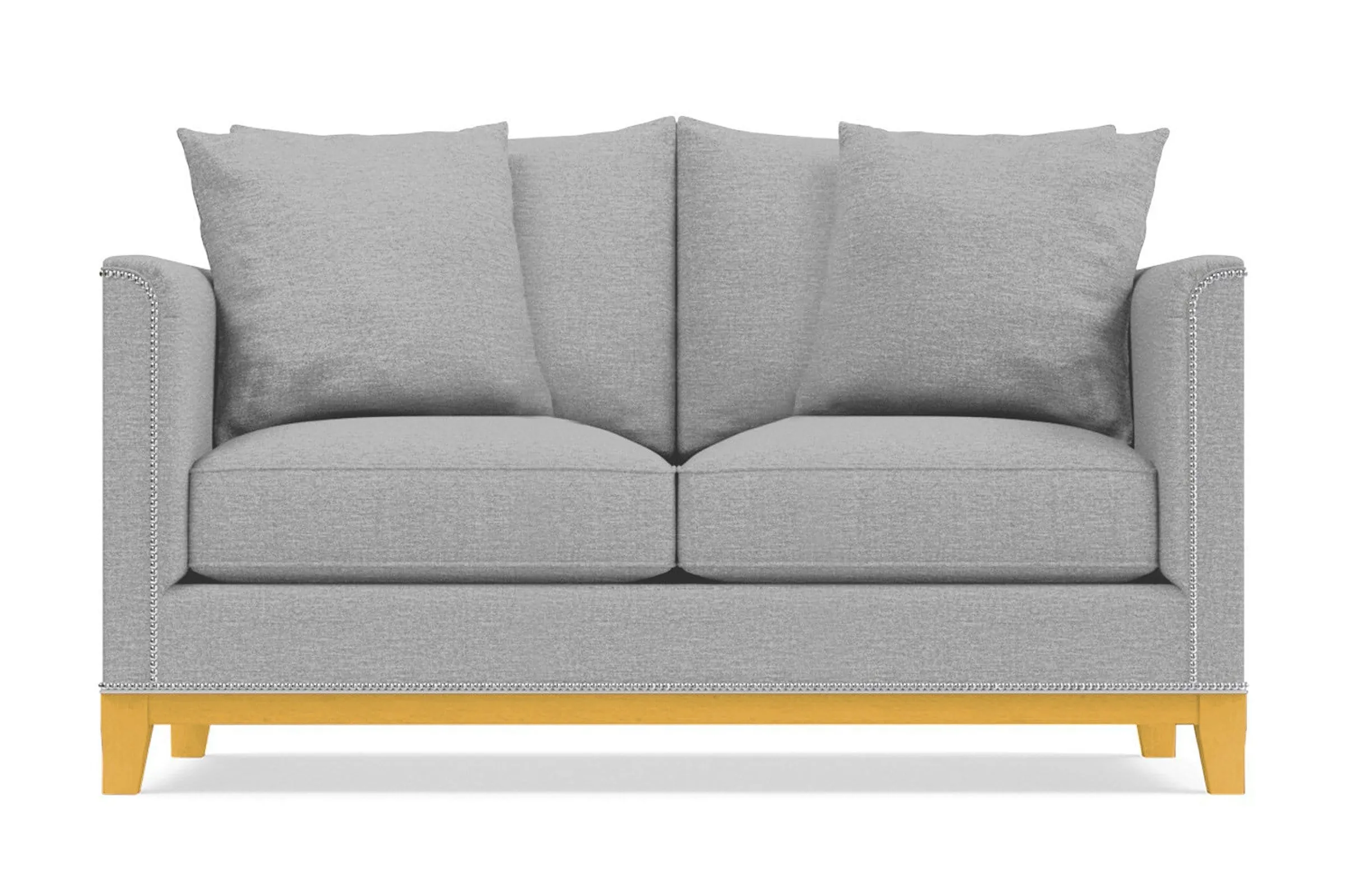 La Brea Apartment Size Sleeper Sofa Bed :: Leg Finish: Natural / Sleeper Option: Memory Foam Mattress