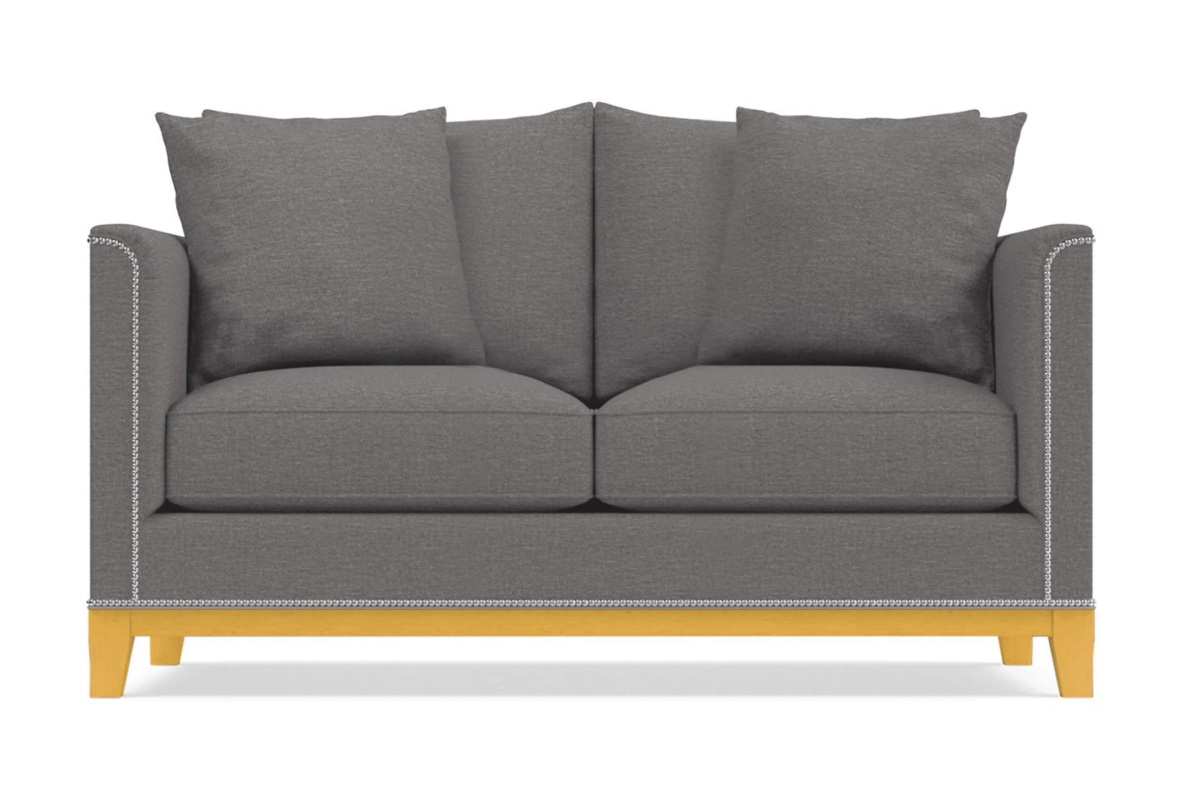 La Brea Apartment Size Sleeper Sofa Bed :: Leg Finish: Natural / Sleeper Option: Memory Foam Mattress