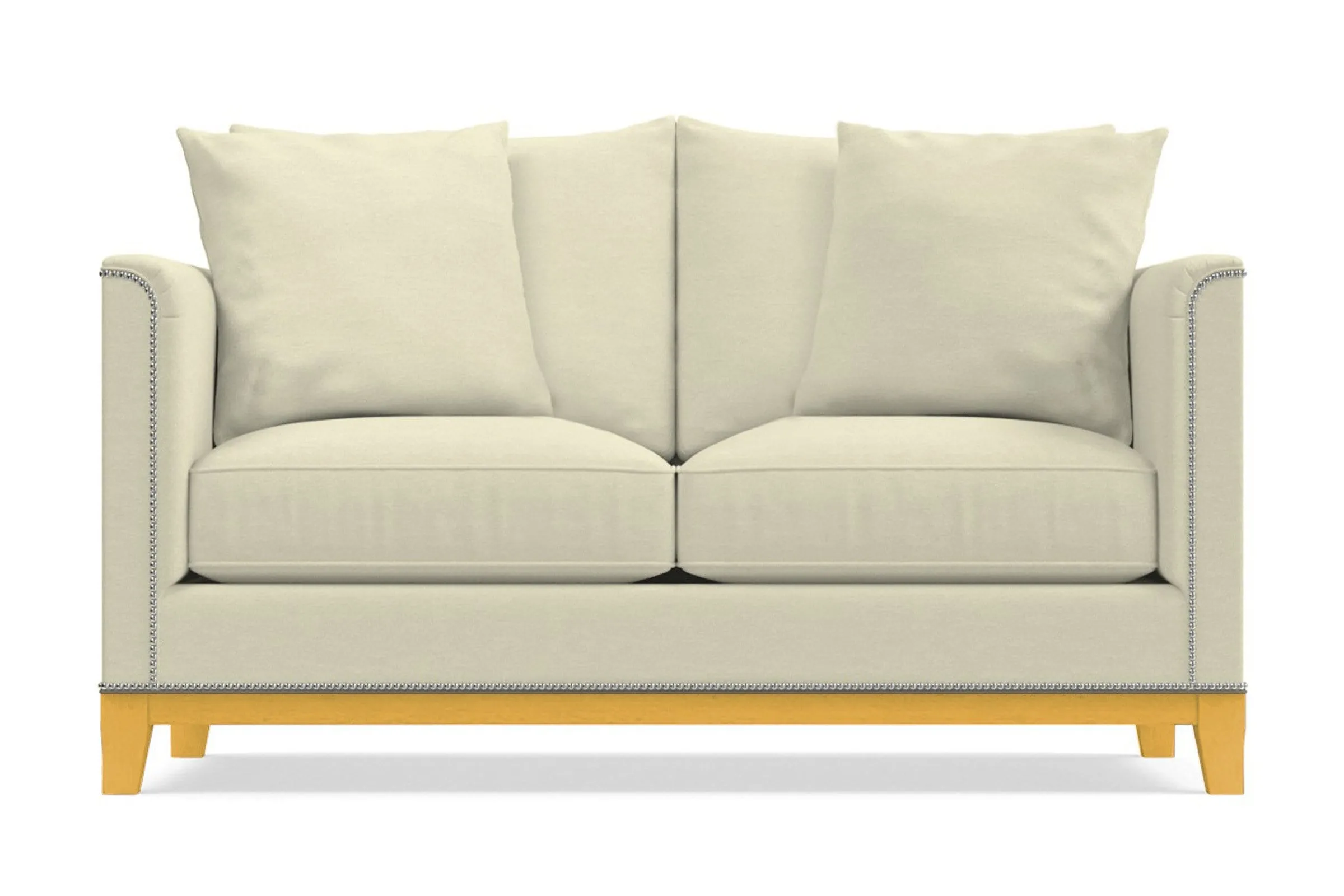 La Brea Apartment Size Sleeper Sofa Bed :: Leg Finish: Natural / Sleeper Option: Memory Foam Mattress