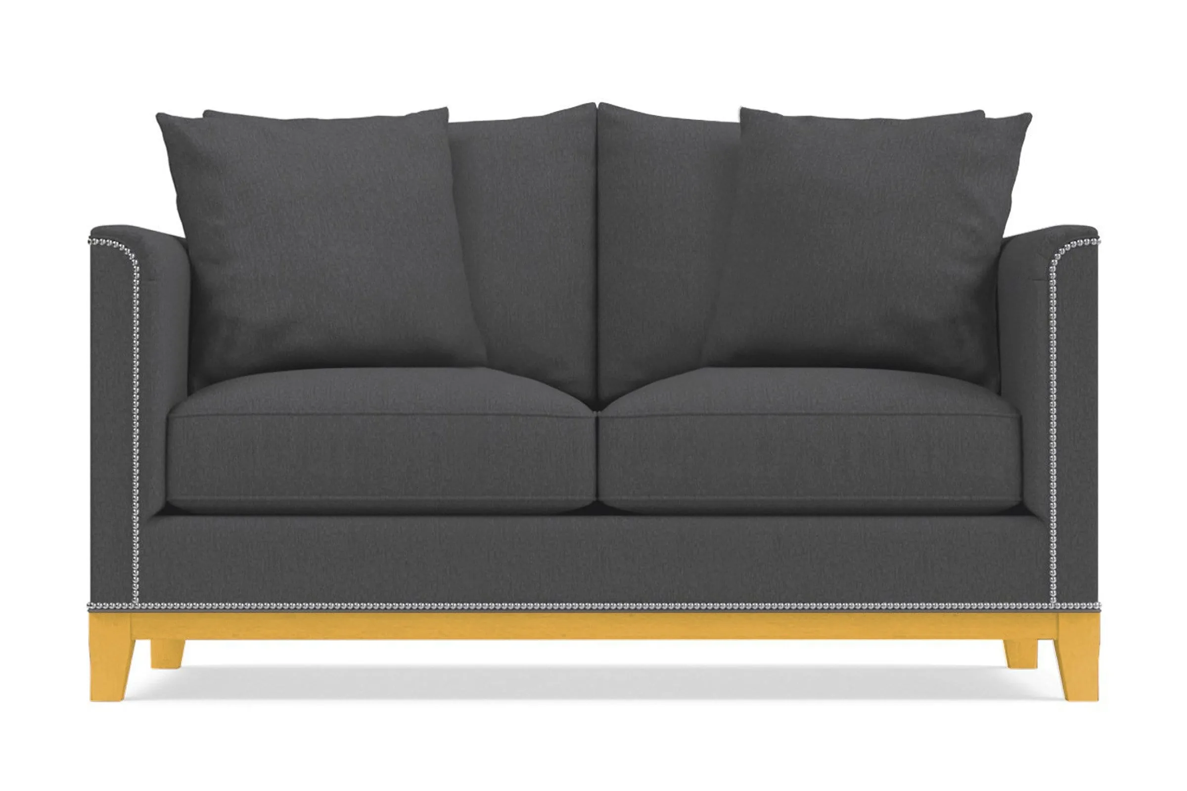 La Brea Apartment Size Sleeper Sofa Bed :: Leg Finish: Natural / Sleeper Option: Memory Foam Mattress