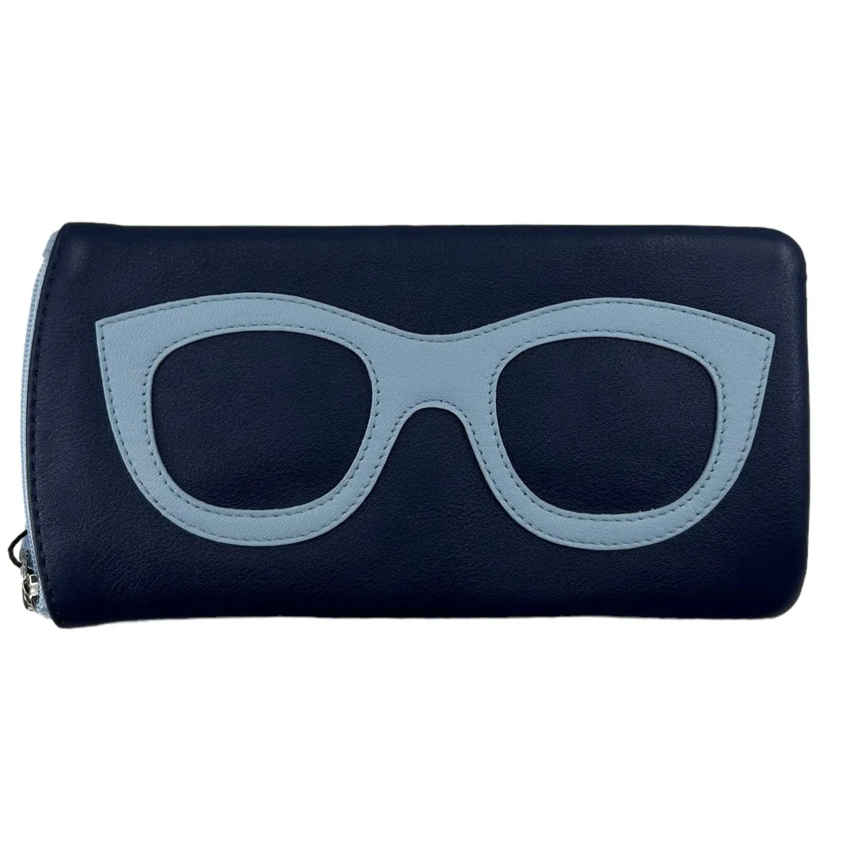 Leather Eyeglass Case with Frame Design