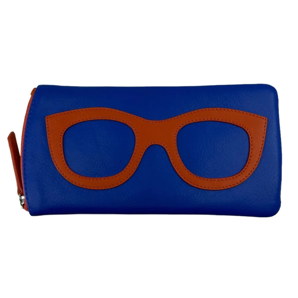 Leather Eyeglass Case with Frame Design