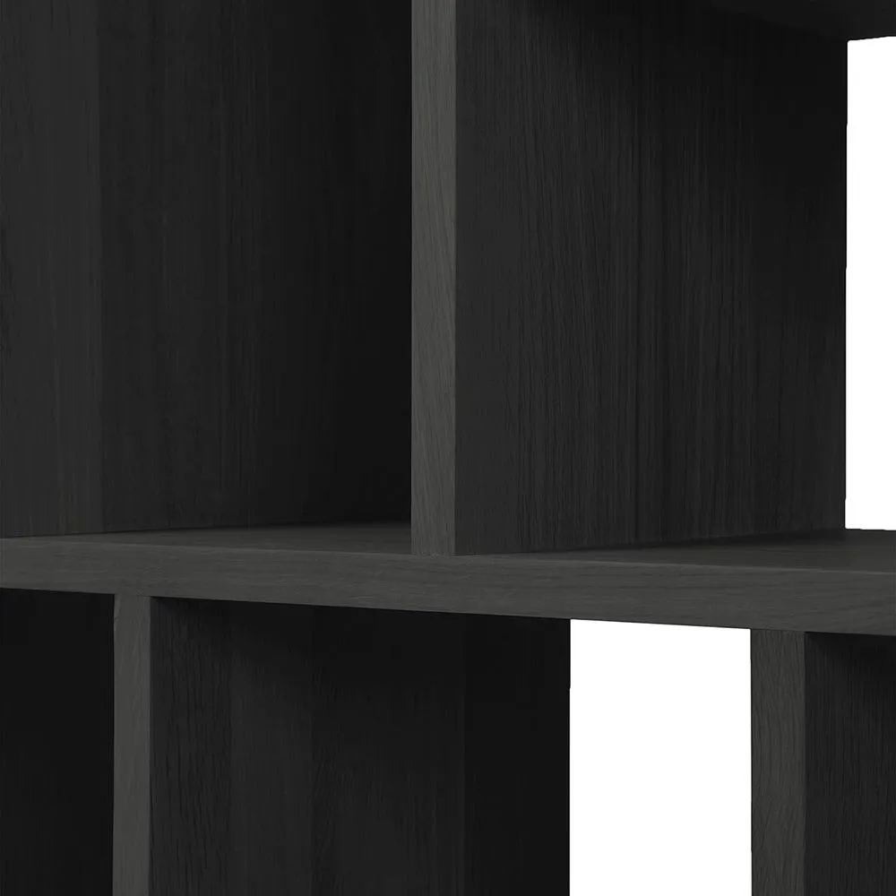 M Rack Bookcase - Black Oak