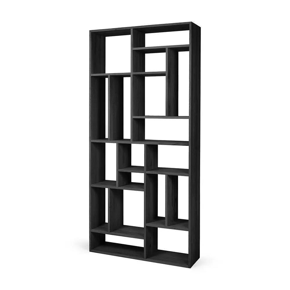 M Rack Bookcase - Black Oak