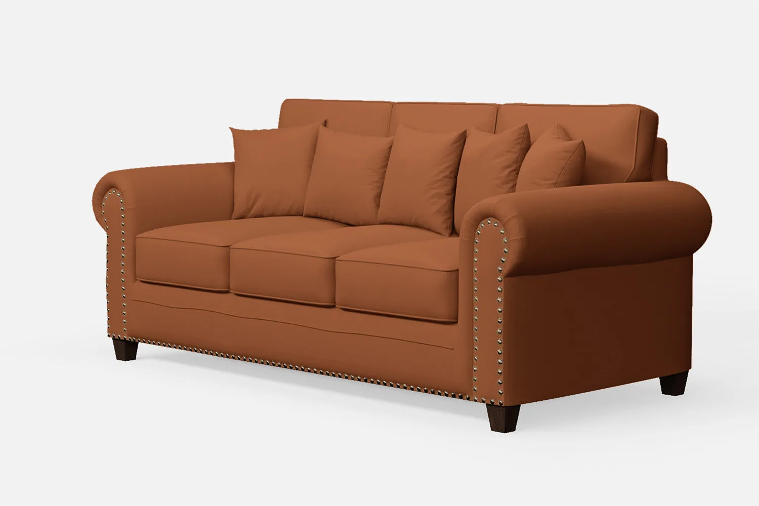 Marano 3 Seater Sofa Tan Brown Leather