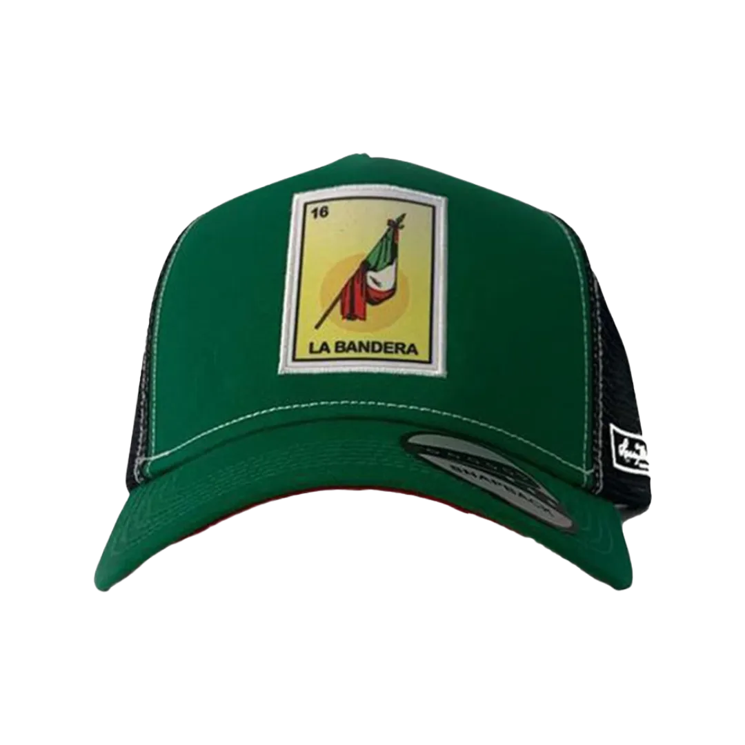 Milano Hats Green La Bandera Mesh Cap