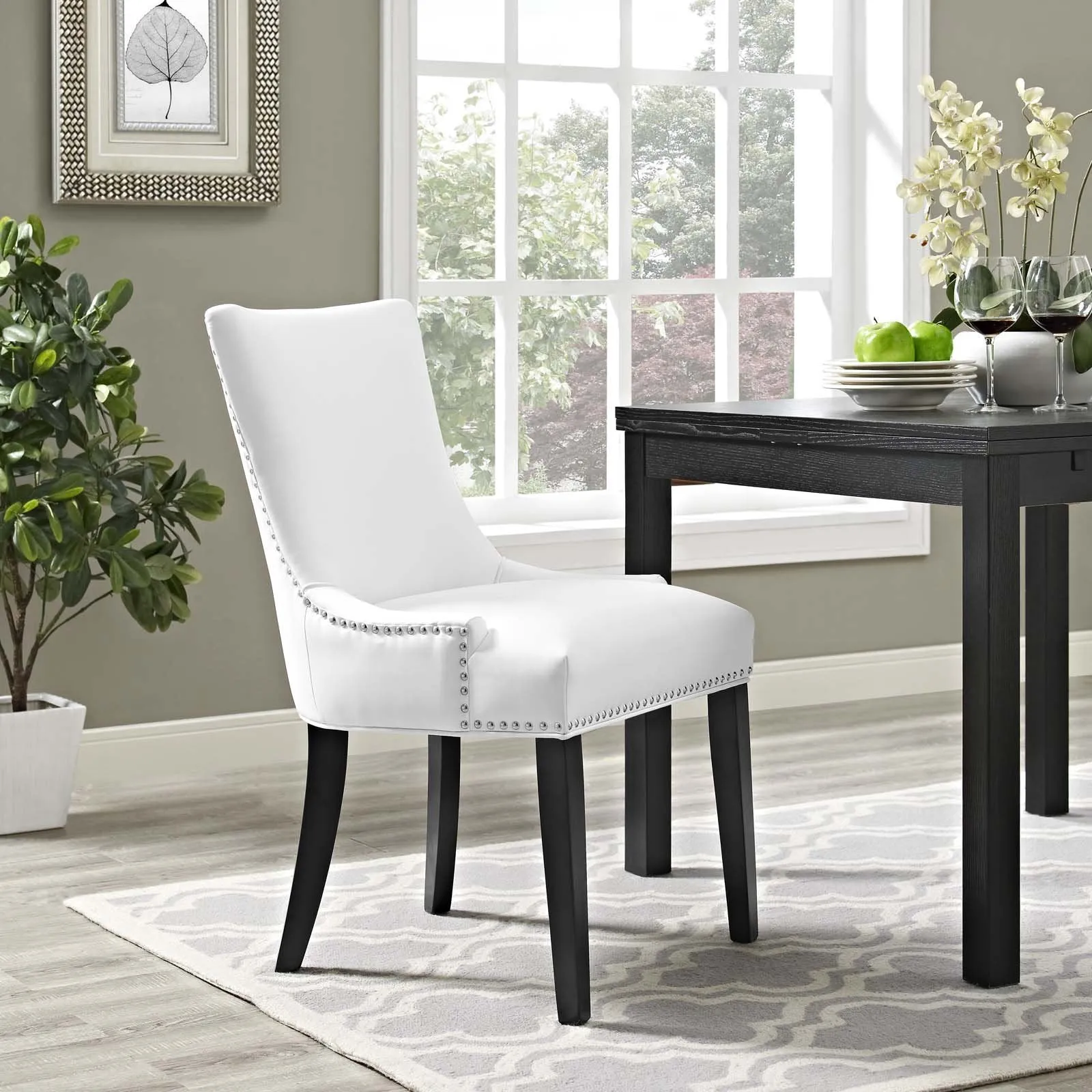 Modern Duchess Fabric Dining Side Chair - Parsons Dining Table And Chair Set