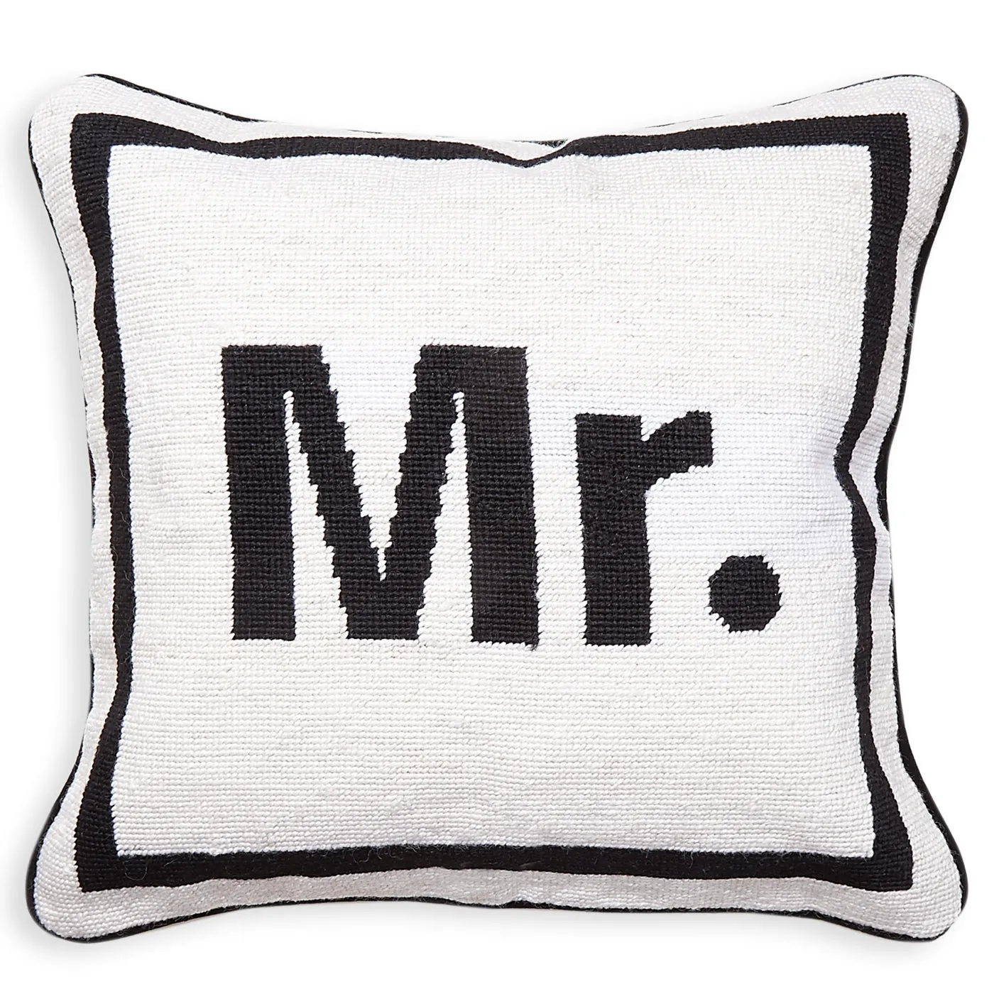 Mr. Needlepoint Cushion