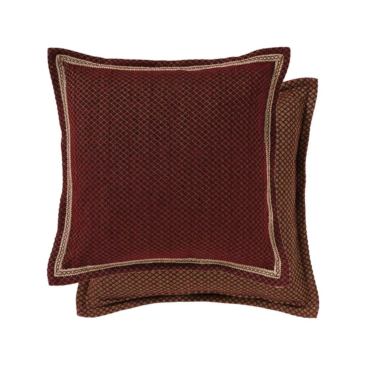 Napoleon Shiraz Square Filled Cushion by Davinci