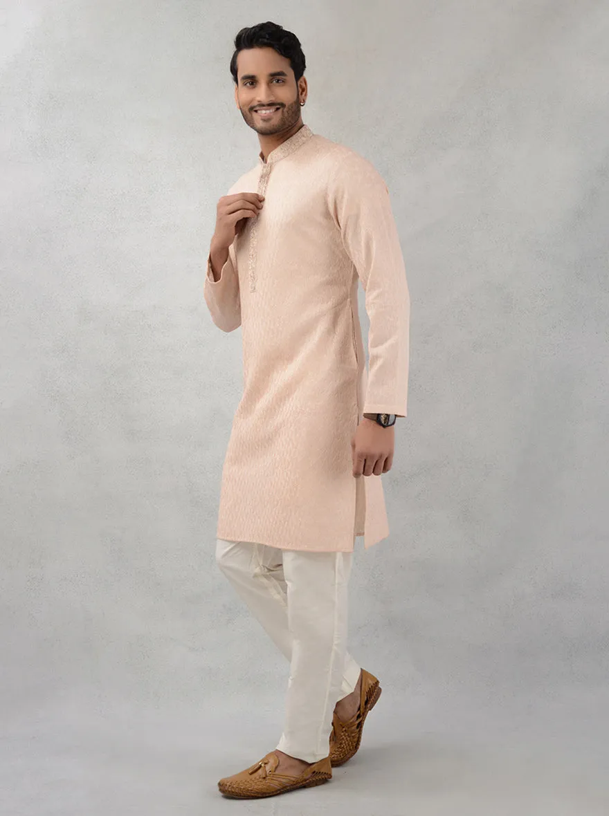 Peach  Kurta Pajama | TULA