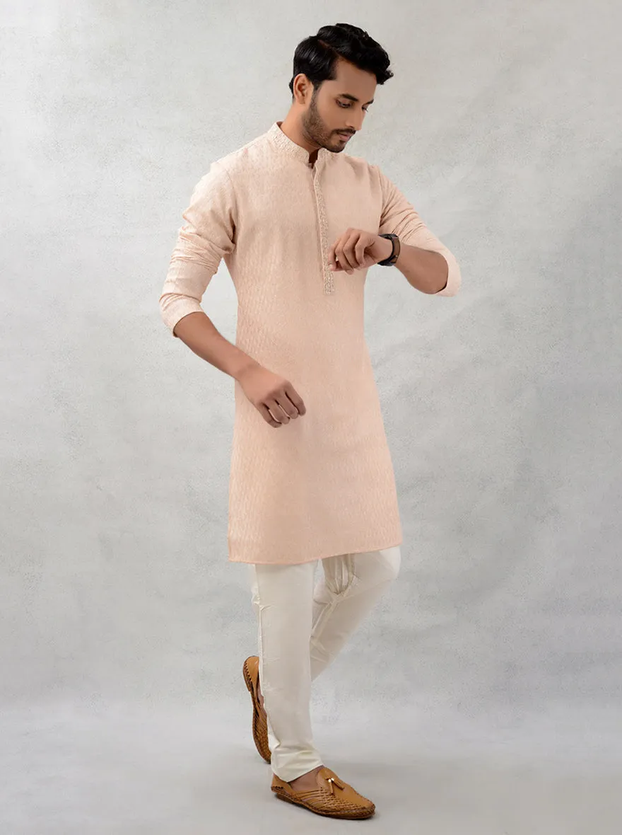 Peach  Kurta Pajama | TULA