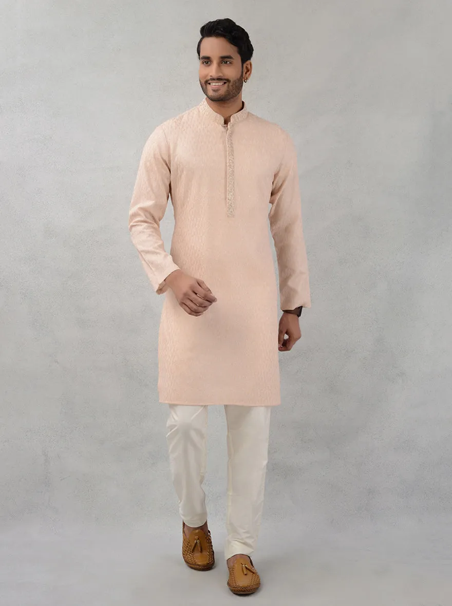 Peach  Kurta Pajama | TULA