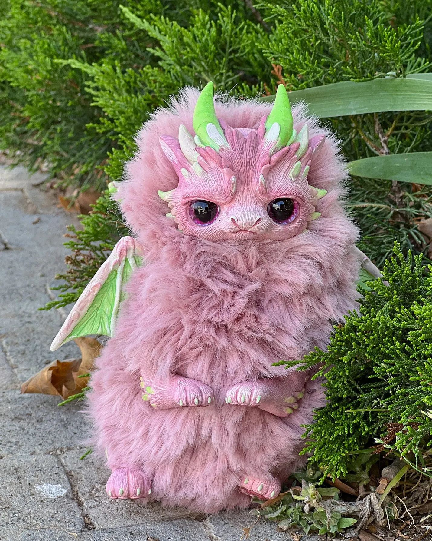 Pink Grumpy dragon