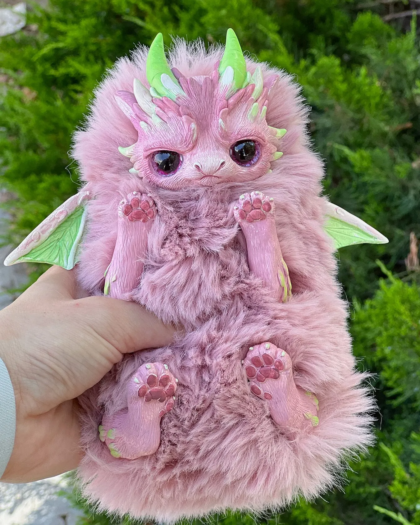 Pink Grumpy dragon