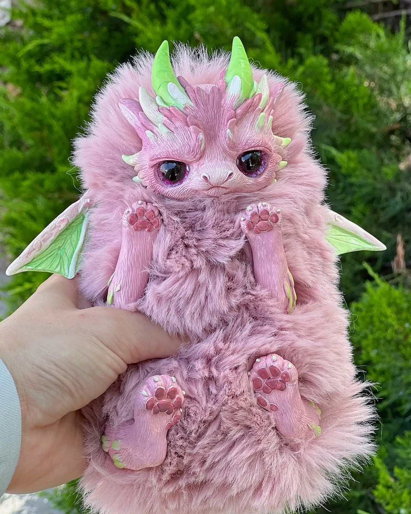 Pink Grumpy dragon