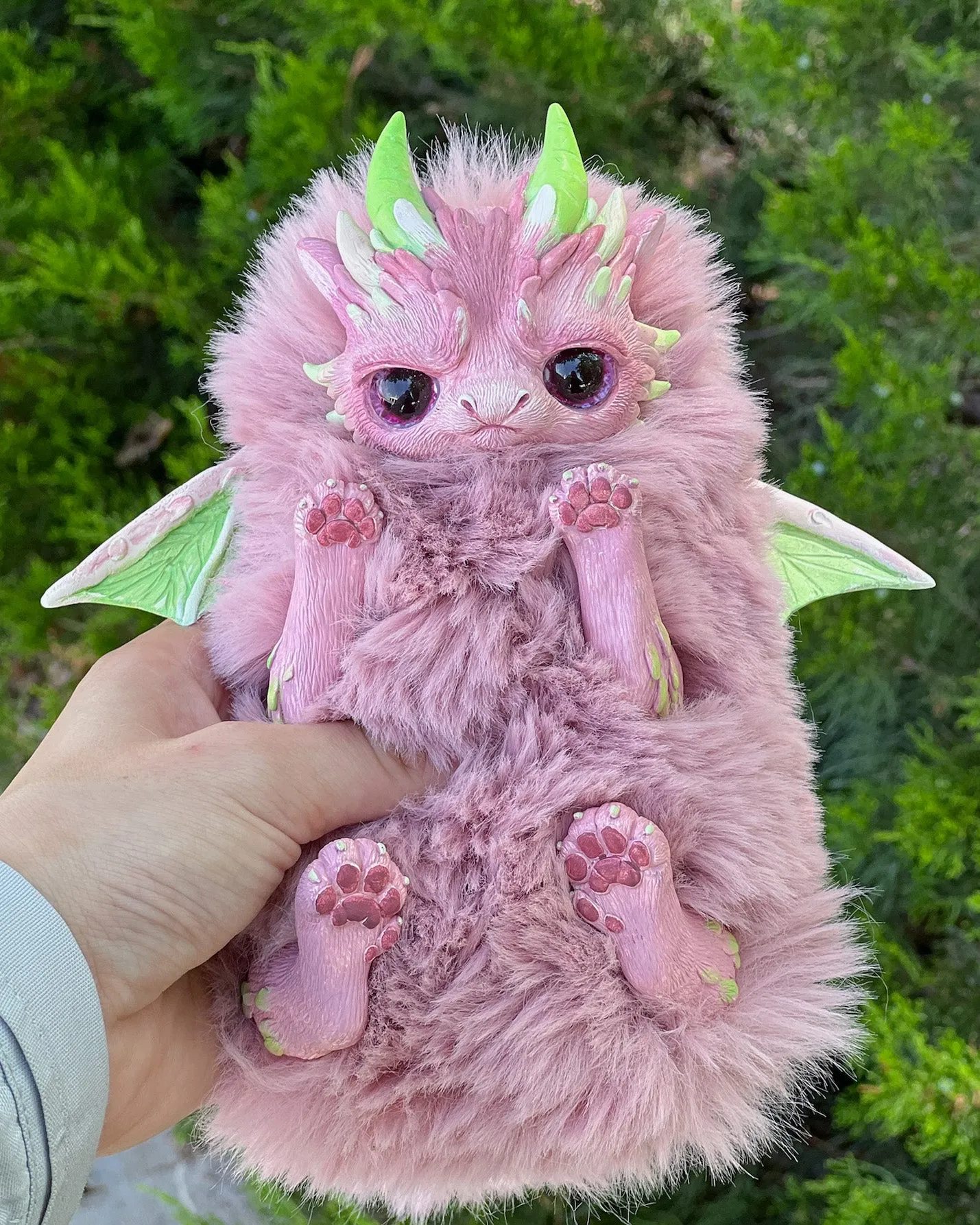 Pink Grumpy dragon