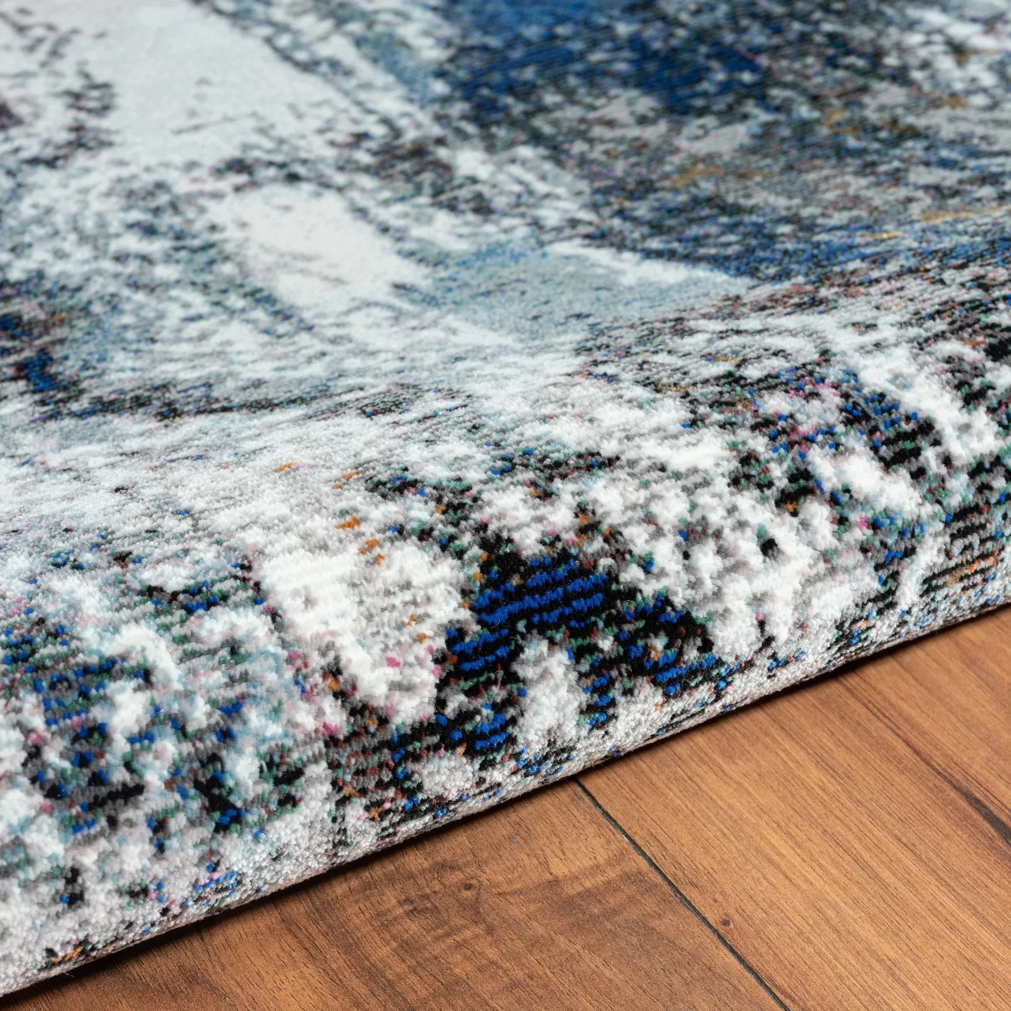 Revolution Lr81802 Blue/Gray Rug