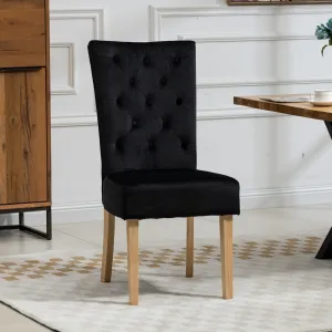 Set of 2 Pienza Velvet Dining Chairs