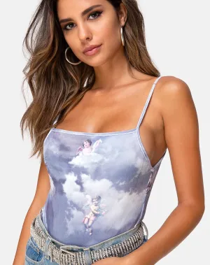 Sol Bodice in Angel Velvet Grey