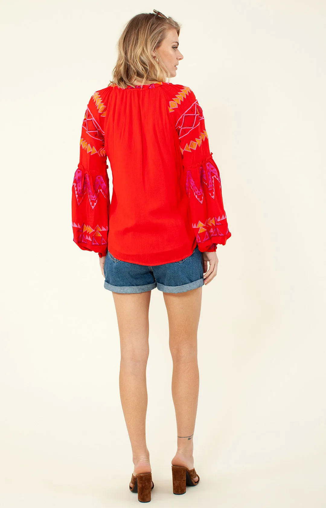 Terra Embroidered Top