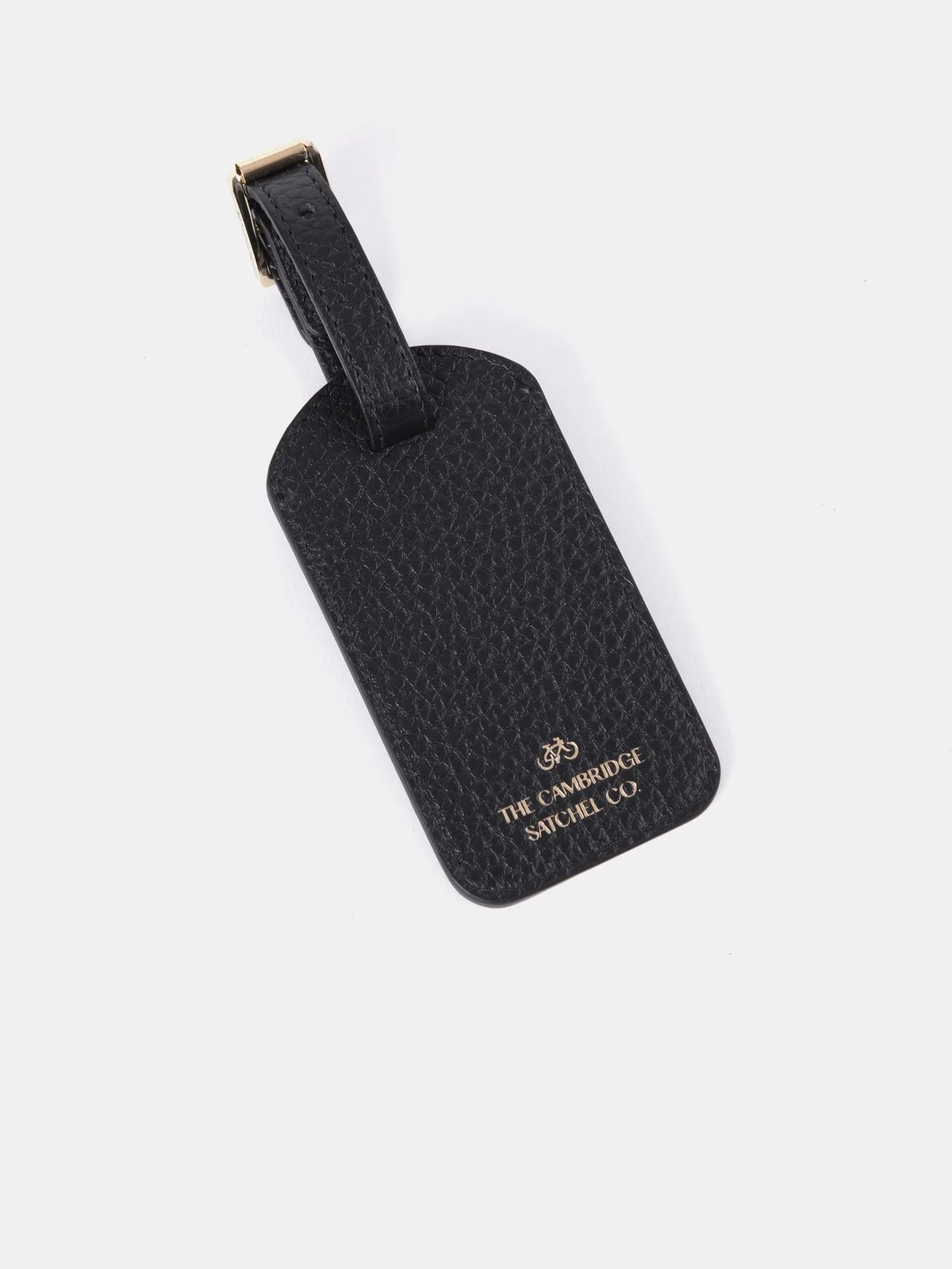 The Luggage Tag - Black Calf Grain